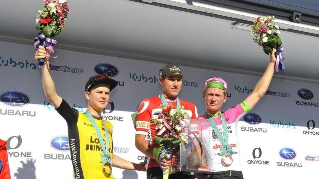 Antwan Tolhoek op podium in Japan Cup