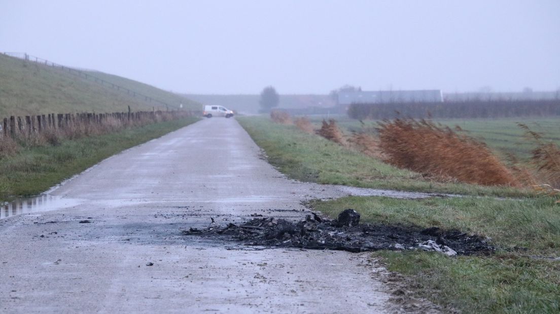 De plaats delict bij Kloosterzande