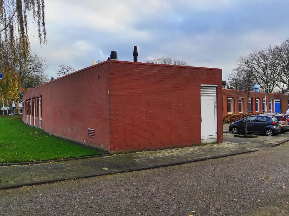De locatie aan de Hippiashof in IJsselmonde.