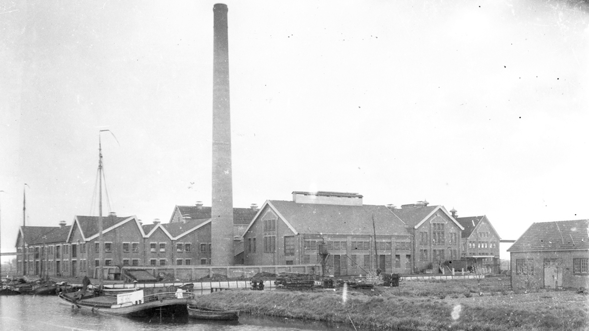 De zuivelfabriek in Bedum