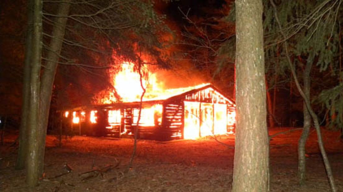 Gebouw scouting Nunspeet afgebrand
