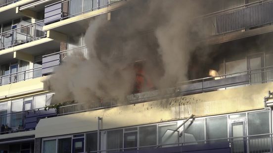 Brand in flat in centrum van Assen