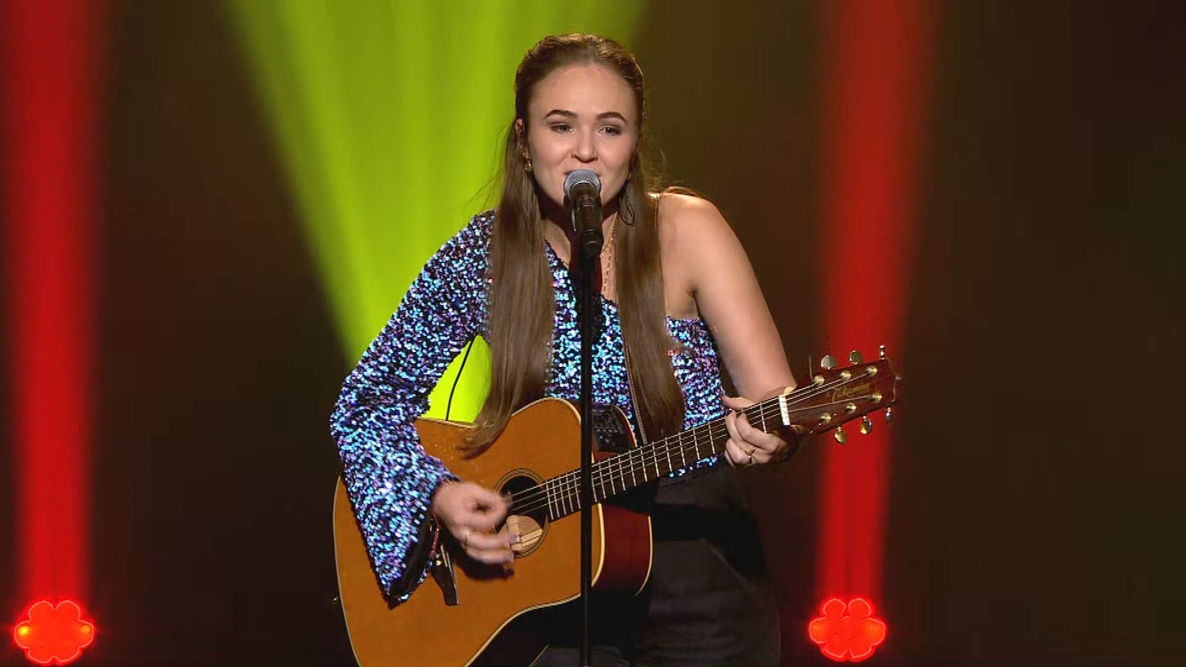 Melissa Pander op het Regio Songfestival