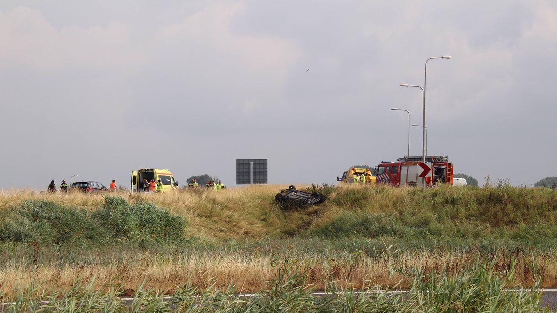 Ongeluk op A58