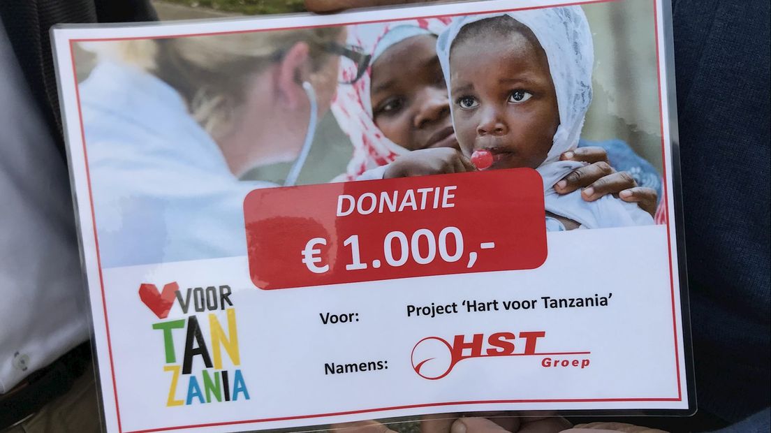 HST doneerde 1.000 euro voor Hart voor Tanzania