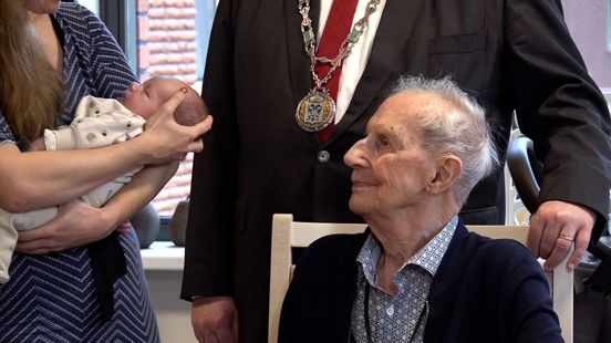 Jongste en oudste Nijmegenaar ontmoeten elkaar: 105 jaar verschil