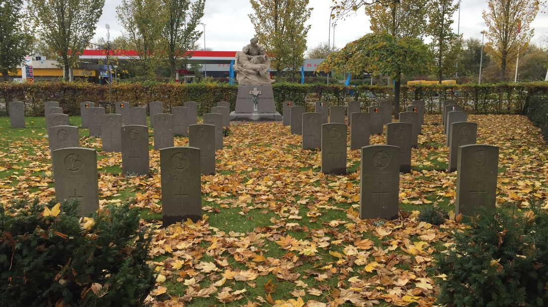 Oorlogsbegraafplaats in Vlissingen.