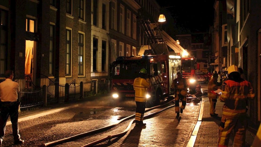 Brand in monumentaal pand in Zwolle