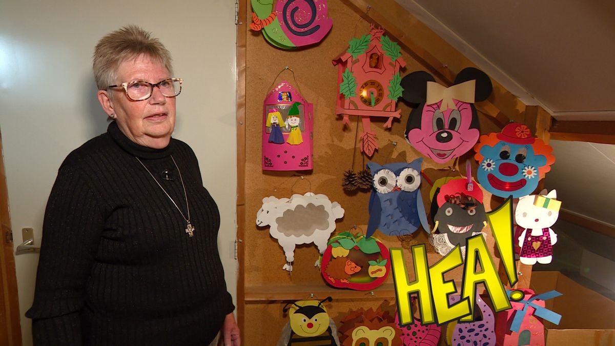 Kleuterjuf Nellie maakte tientallen lampionnen: 
