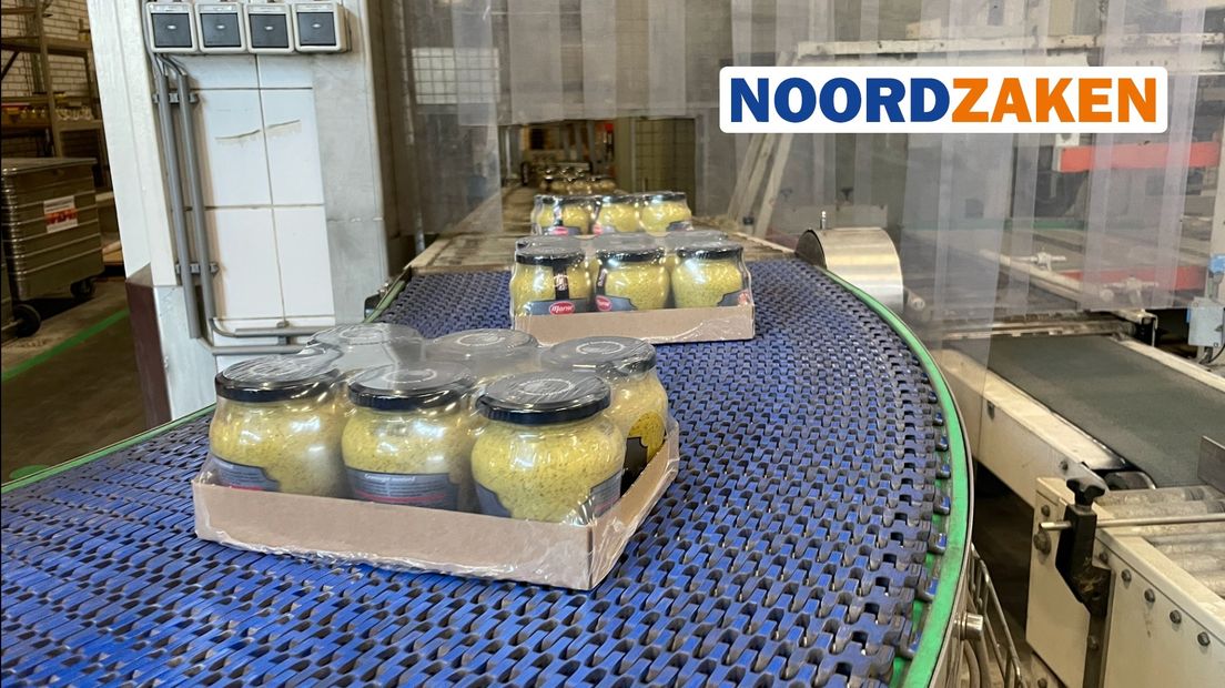 Een productielijn van Marne Mosterd