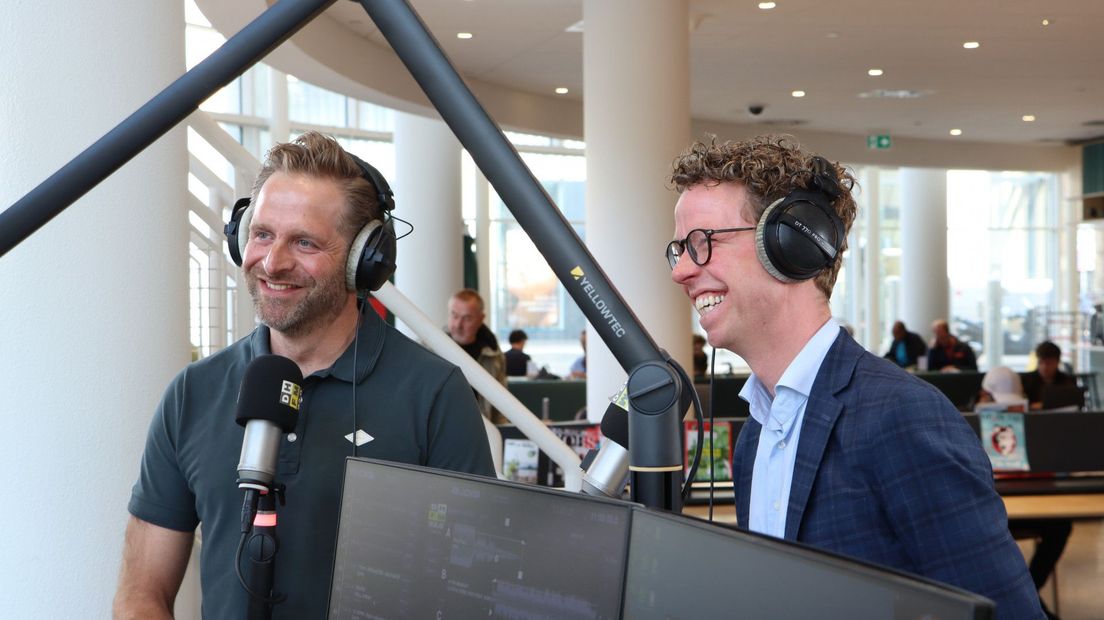 Minister Hugo de Jonge en wethouder Martijn Balster bij Spuigasten