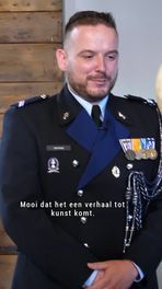 Kunstwerk voor jonge veteranen