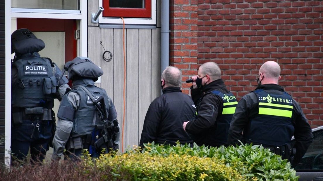 Politie-inval in Vroomshoop