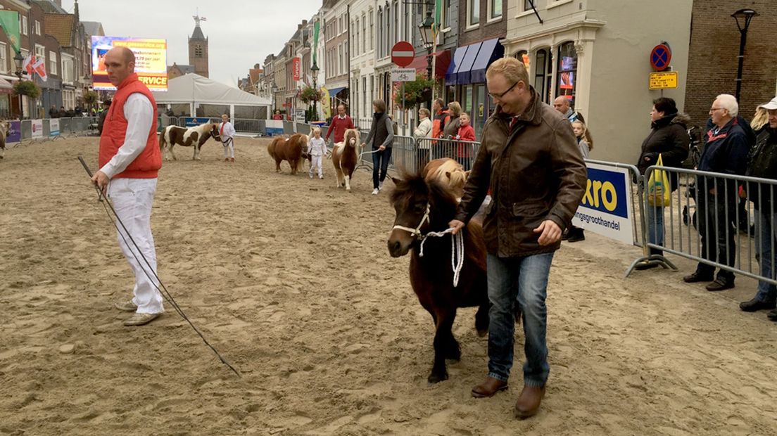 Paardenmarkt in de Voorstraat.