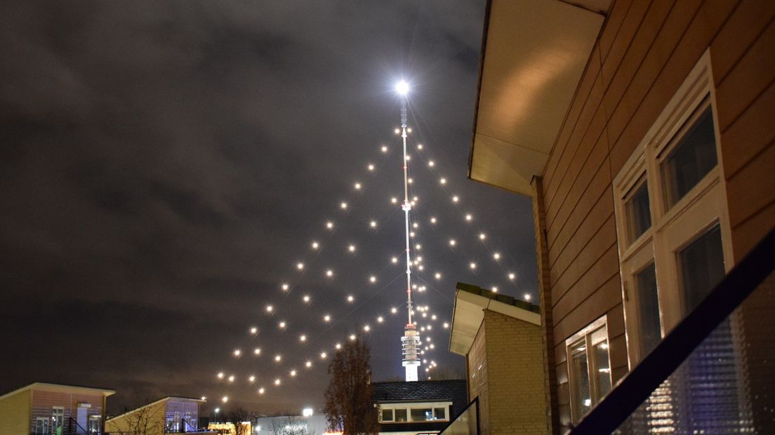 De 'grootste kerstboom' in IJsselstein