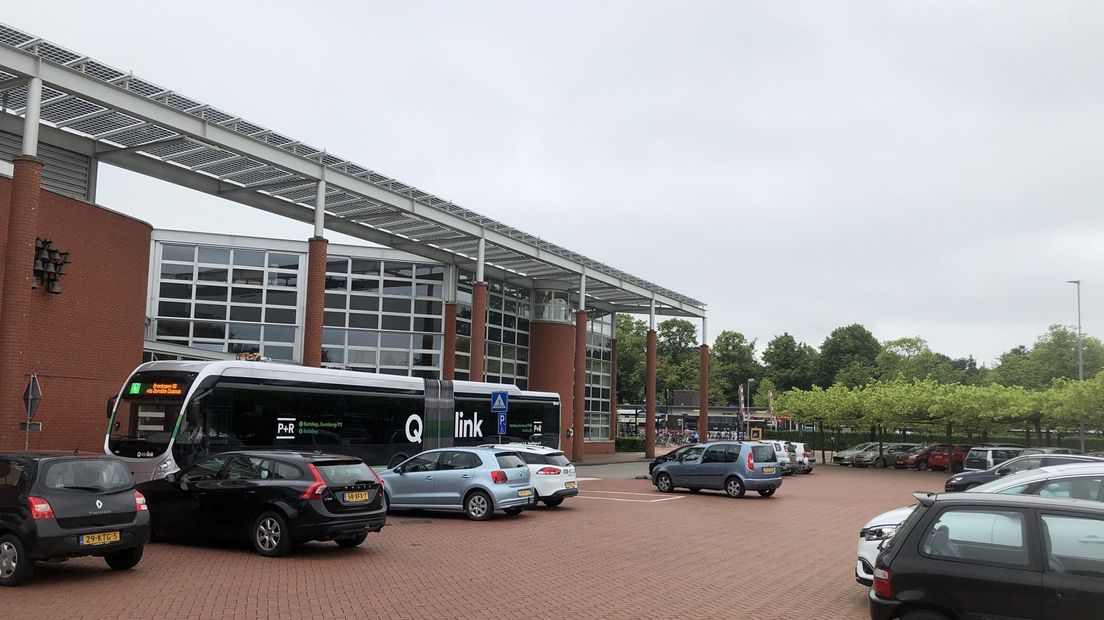 Het stationsgebied in Zuidhorn