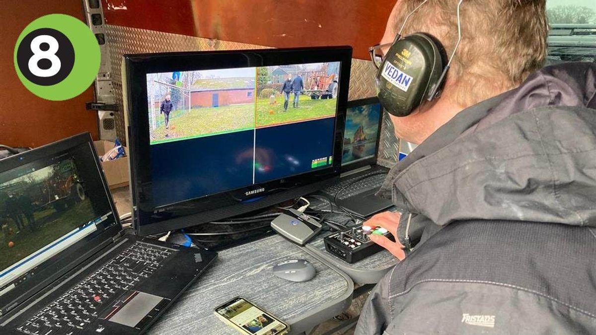 Live carbidschieten met keeper in Vragender