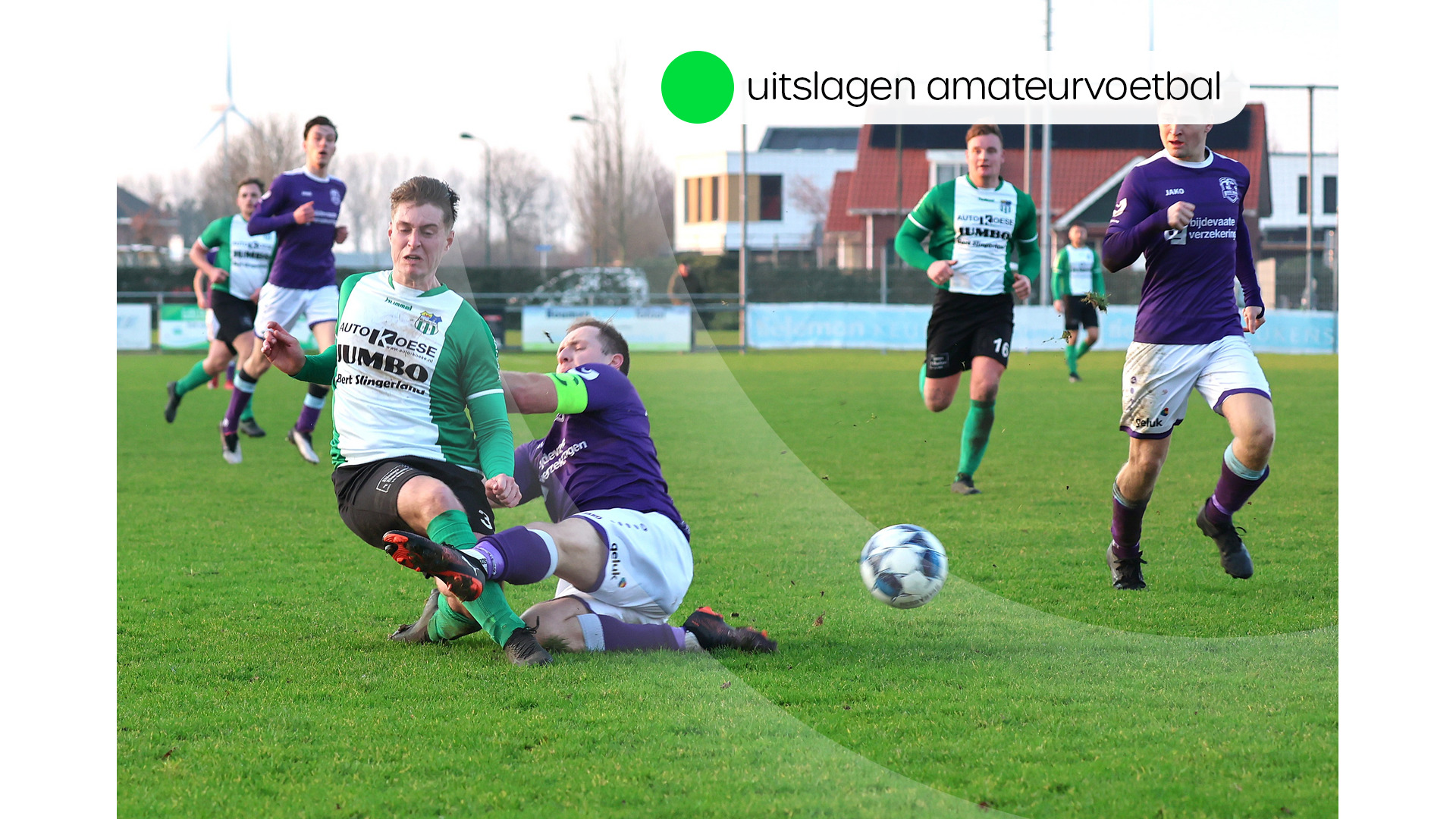 Uitslagen amateurvoetbal zaterdag 17 januari
