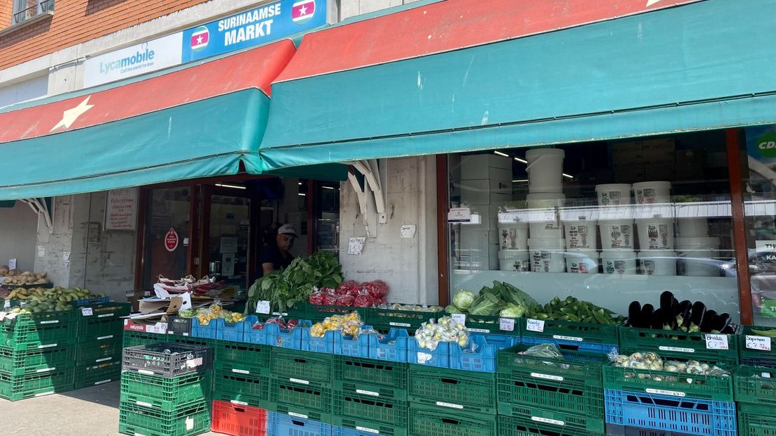 De supermarkt Surinaamse Markt