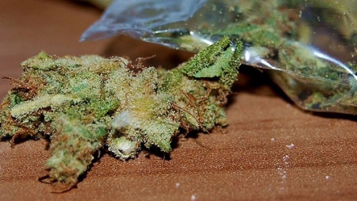 Drugsdealer klemgereden na achtervolging