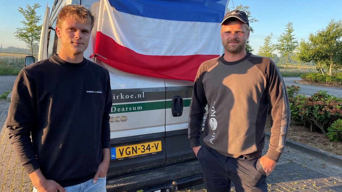 Gerben Homsma (links) en Sjouke Waaksma