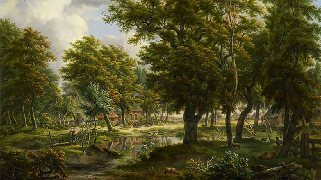 Drents landschap van Egbert van Drielst (Rechten: Stichting Het Drentse Landschap)