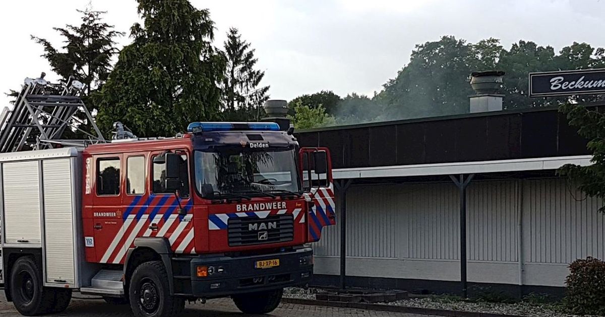 Brand in Beckum Palace Hengelo blijkt barbecue te zijn