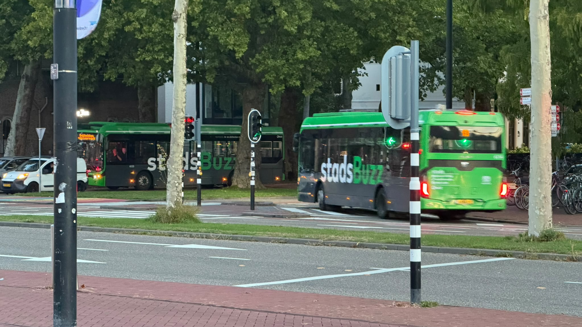 In Dordrecht rijden wel bussen
