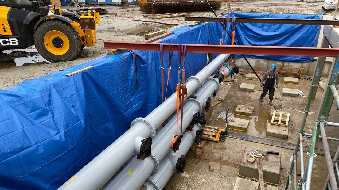 bouw pompstation en waterfabriek WMD Beilen