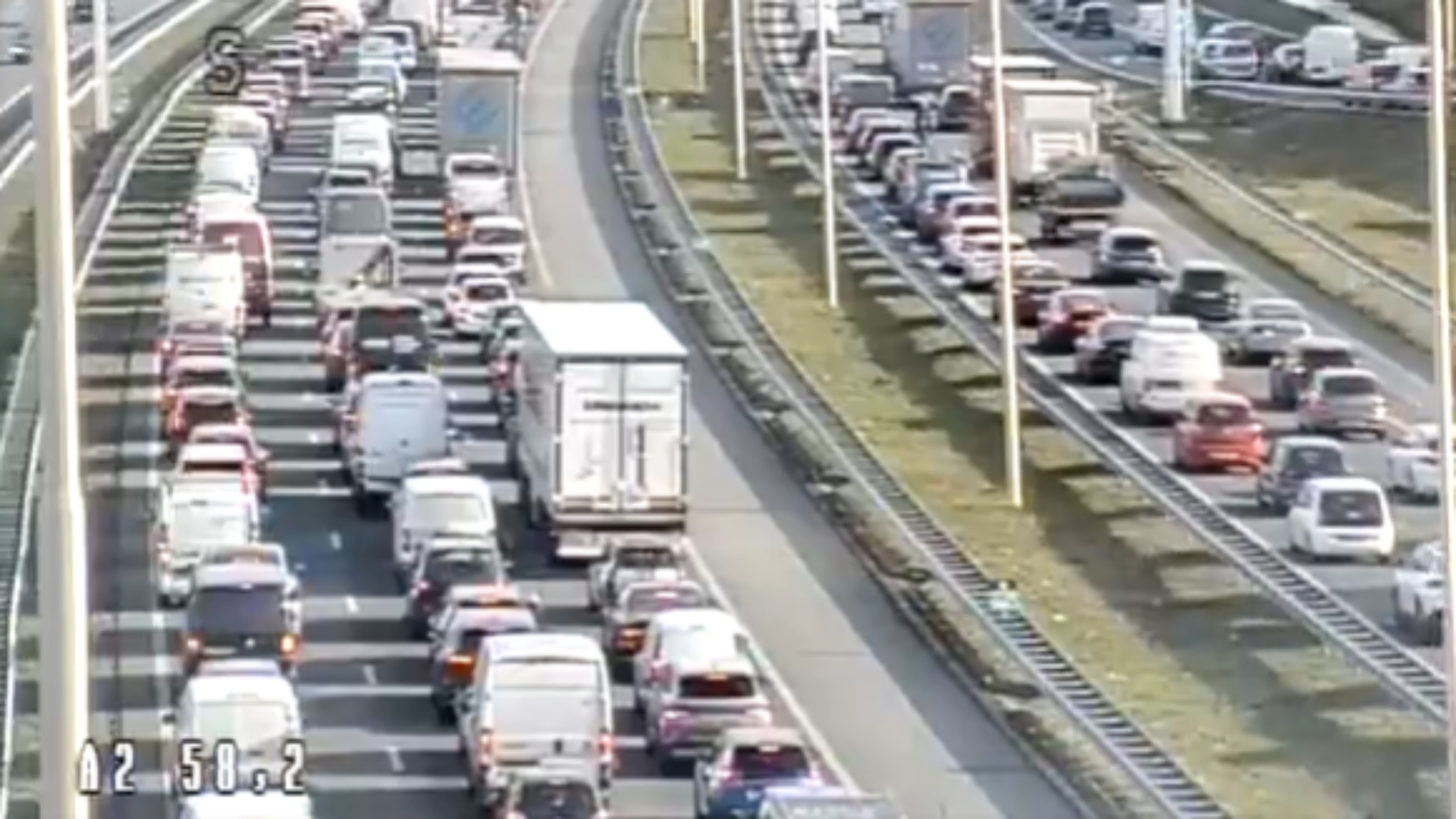 Vertraging voorbij na ongeluk in Leidsche Rijntunnel.