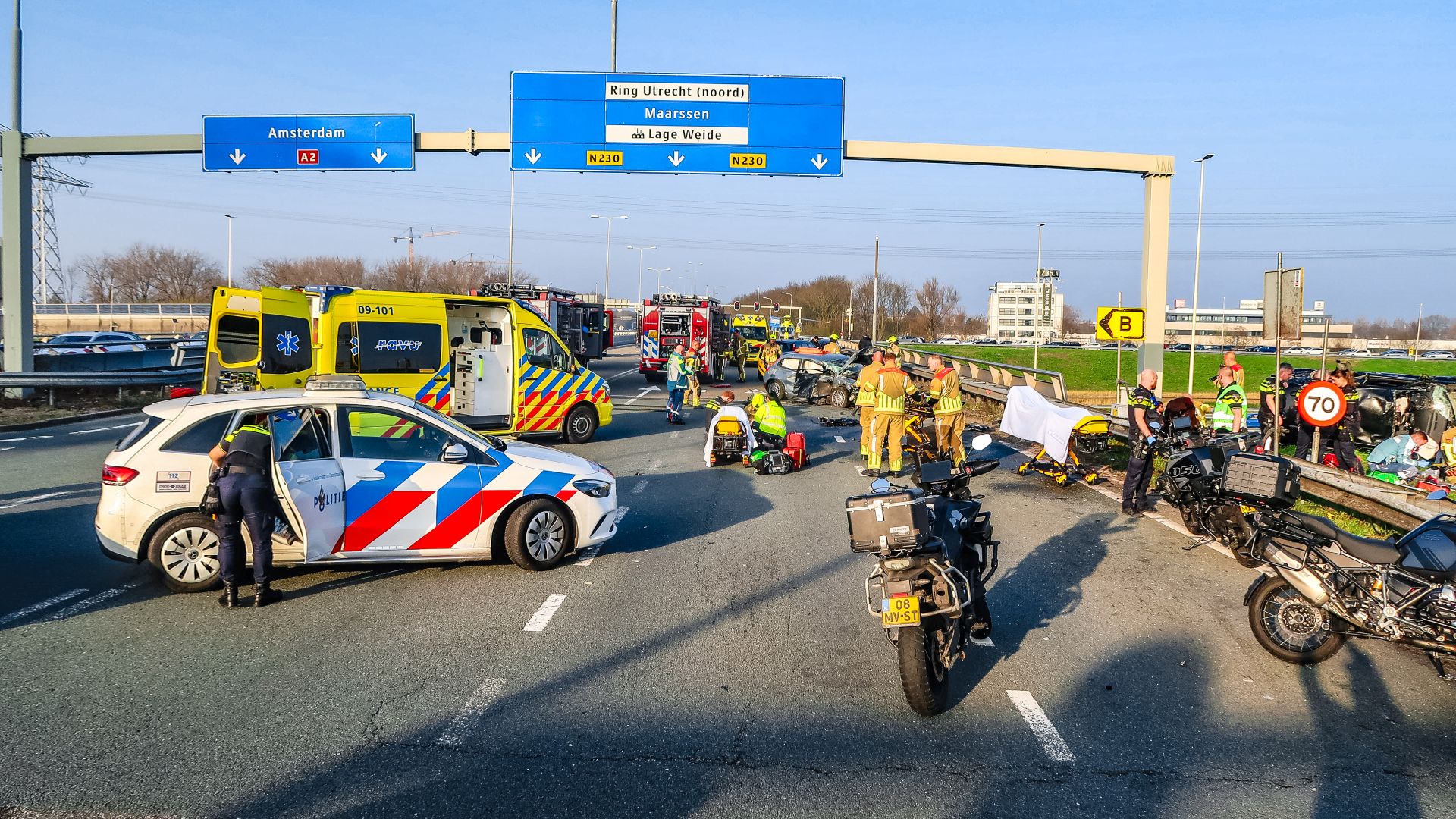 Vader nog buiten bewustzijn na crash Zuilense Ring: 'Het was zo'n idiote actie'