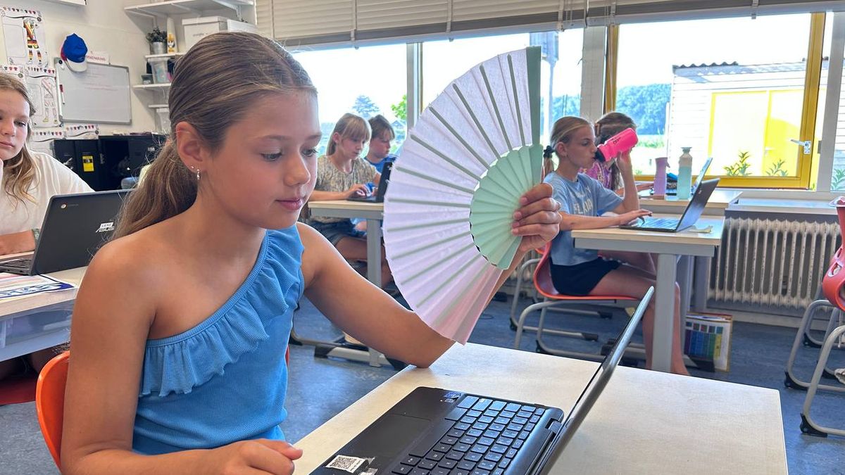 Tropenrooster basisschool Dalfsen: de klas van meester Jens houdt het hoofd koel