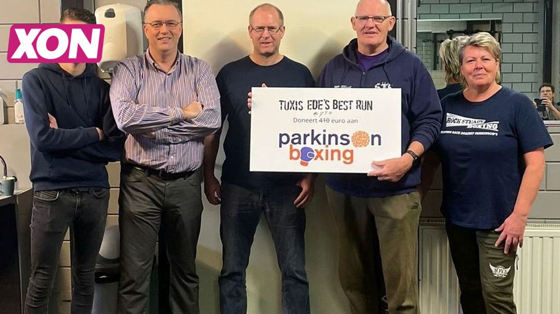 Tuxis Ede's Best run doneert 750 euro aan ParkinsonBoXing