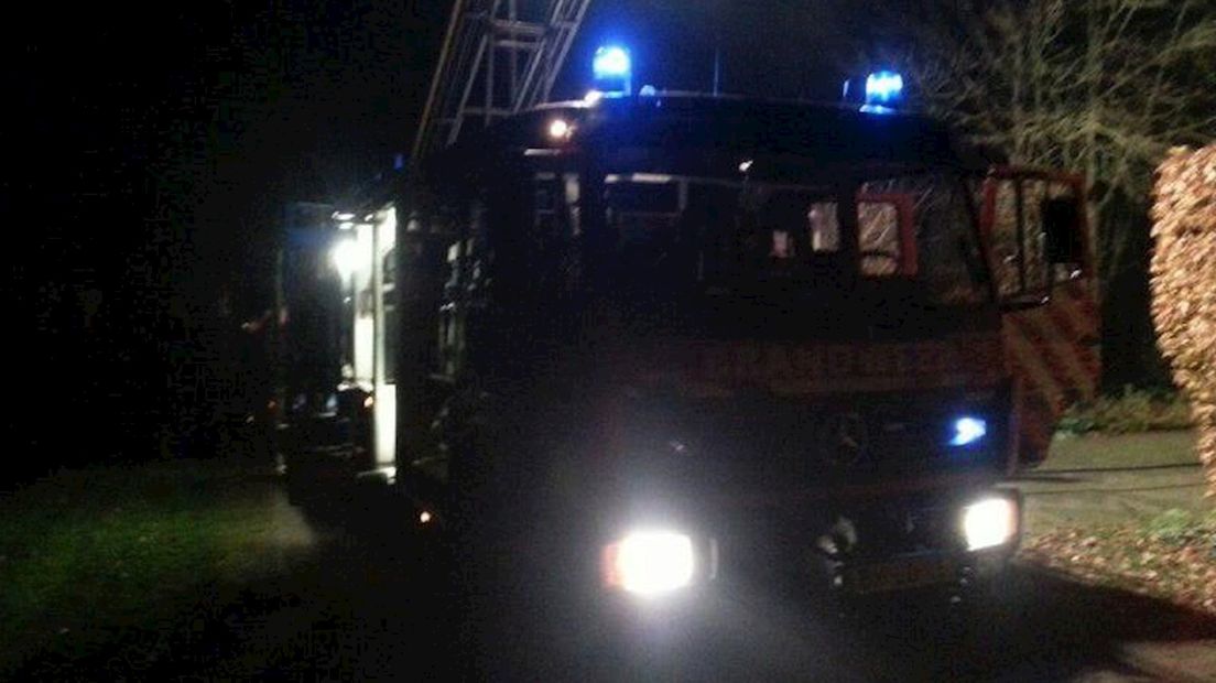 Schoorsteenbrand in Dalfsen