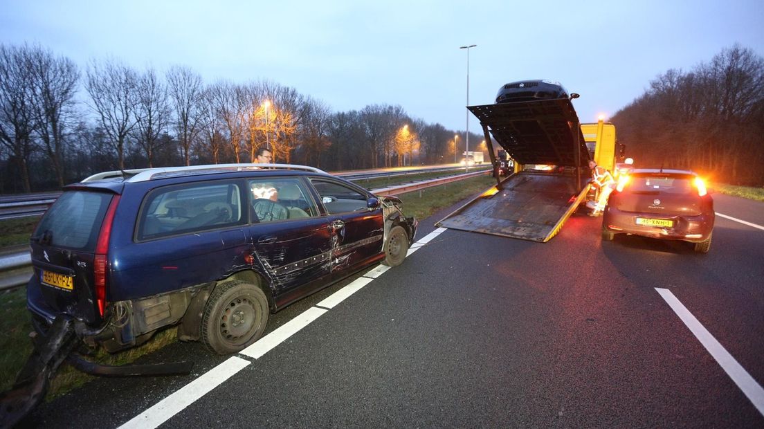 Kettingbotsing op A50