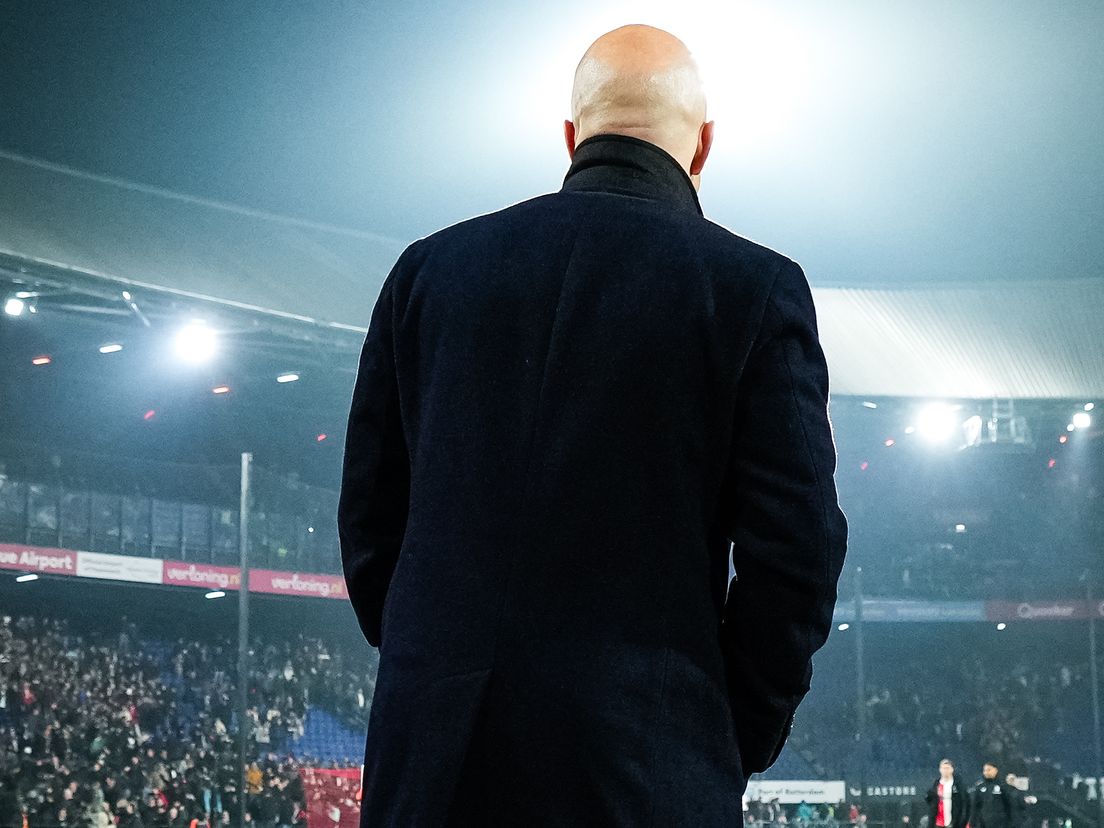 Arne Slot na afloop van Feyenoord-AZ dit seizoen