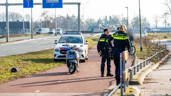 Scooterrijder gewond • café ontruimd