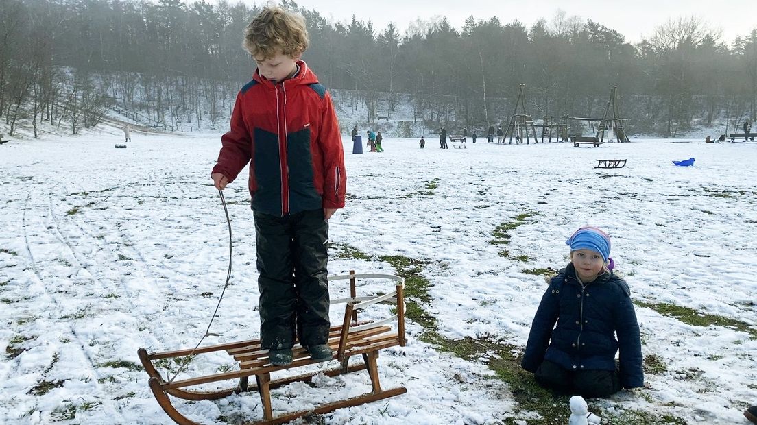 Nog even genieten van het sneeuwlandschap.