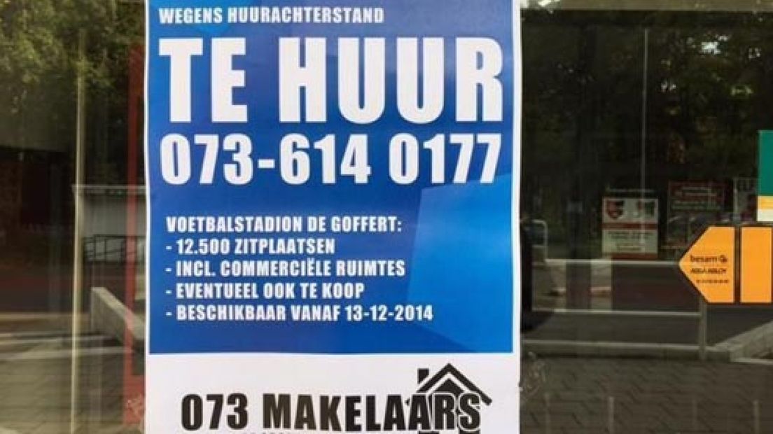 'Stadion de Goffert te koop of te huur'
