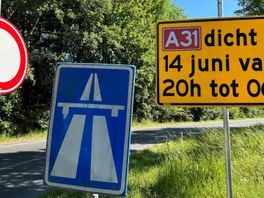 A31 komende nachten dicht, verkeer tussen Afsluitdijk en Drachten moet omrijden
