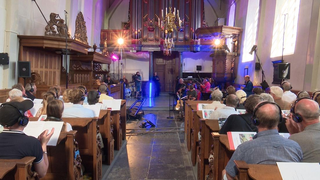 Het optreden in de Sint Piterkerk in Grou