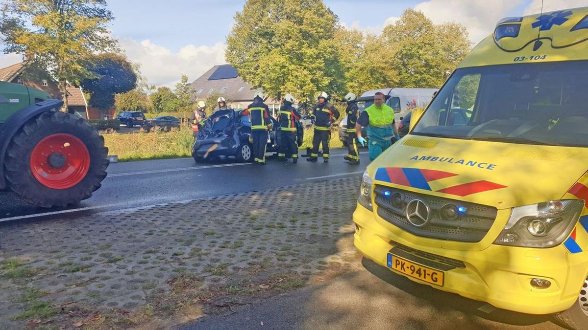 Tractorbestuurder beboet voor veroorzaken ongeluk N371 bij Hoogersmilde