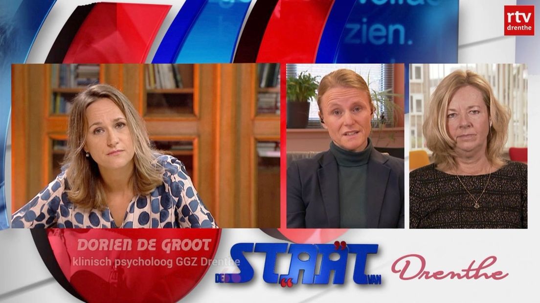 Dorien de Groot van GGZ Drenthe en Inge Pesch van De Omloop in Norg
