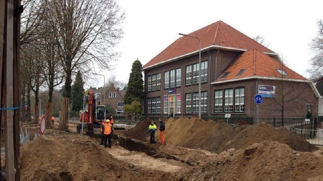 Gaslek bij werkzaamheden in Deventer