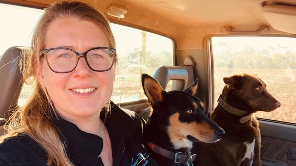 Het was billen knijpen voor Australische Adrienne uit Kortgene