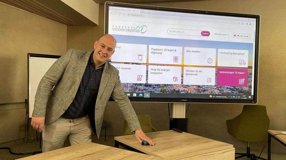 Rico Schans, wethouder Midden-Drenthe, nieuwe website