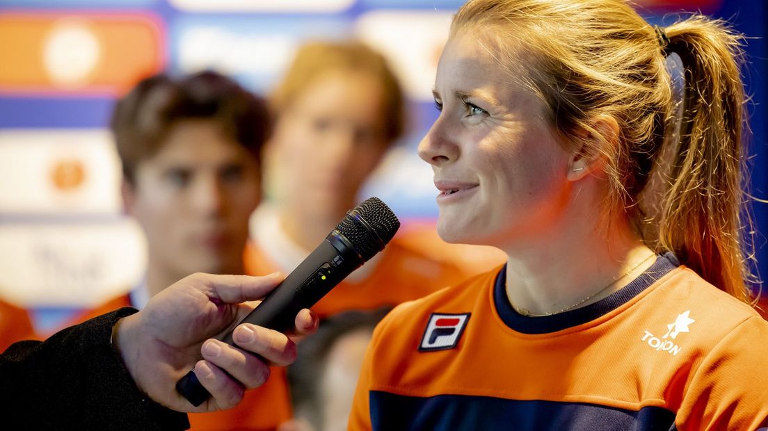 Yara van Kerkhof won zondag goud bij de wereldbekerwedstrijd