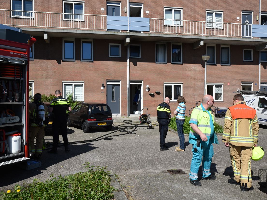 Brand aan de Kringdans in Capelle ad IJssel (Foto MediaTV)