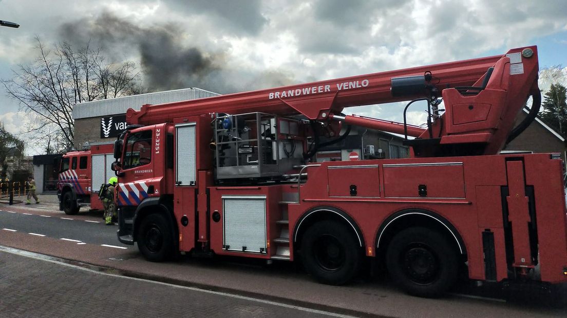 Vanwege de brand is een NL-Alert gestuurd