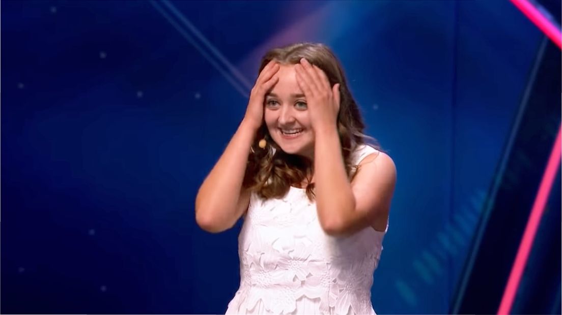 Sanne Pronk is overdonderd door alle reacties op haar auditie bij Holland's Got Talent